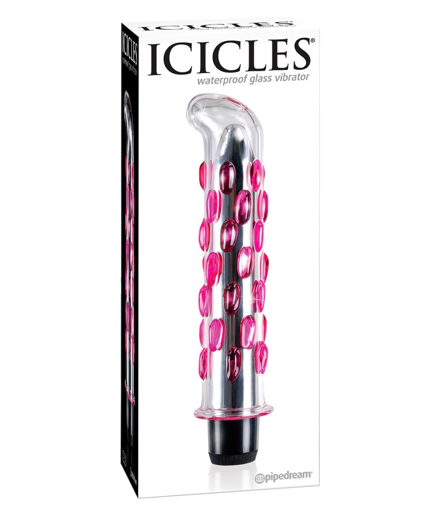 VIBRATORE IN VETRO PIPEDREAM \"ICICLES NO. 19\"