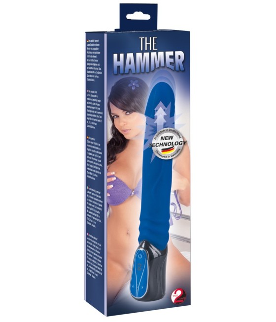 VIBRATORE HI-TECH "HAMMER" BLU
