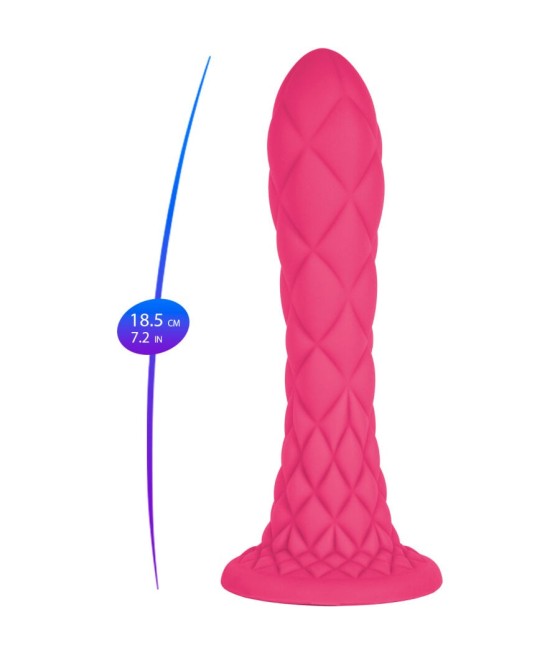 SILEXD - DREAMY DILDO FANTASY LIQUID SILICONE THERMOREACTIVE FUCHSIA 18.5 CM
