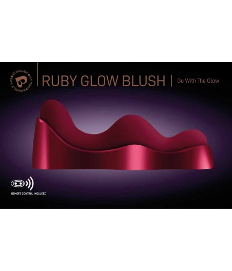 Rocks Off Ruby Glow Blush - Vibratore Punto G 10 MOD Ricaricabile