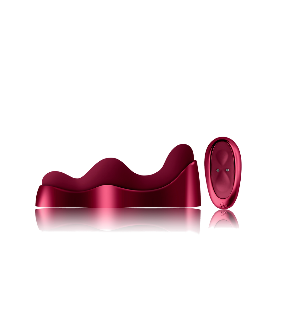 Rocks Off Ruby Glow Blush - Vibratore Punto G, 10 MOD, Ricaricabile