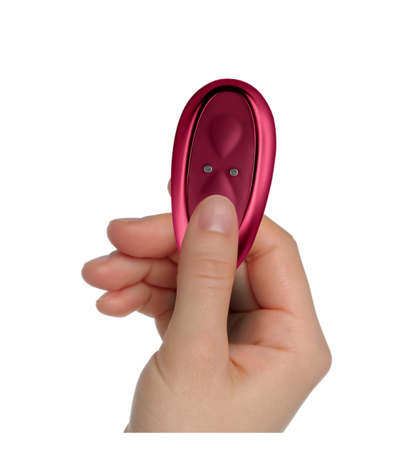 Rocks Off Ruby Glow Blush - Vibratore Punto G, 10 MOD, Ricaricabile