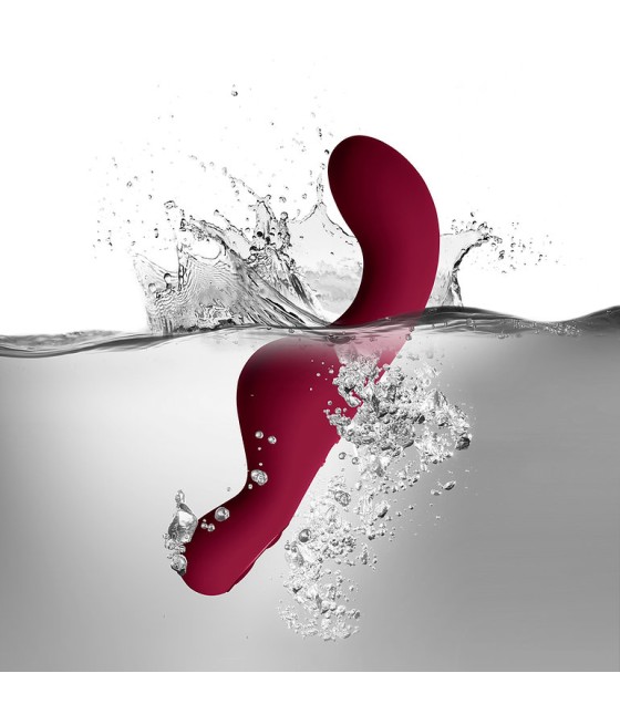 Rocks Off Ruby Glow Blush - Vibratore Punto G, 10 MOD, Ricaricabile