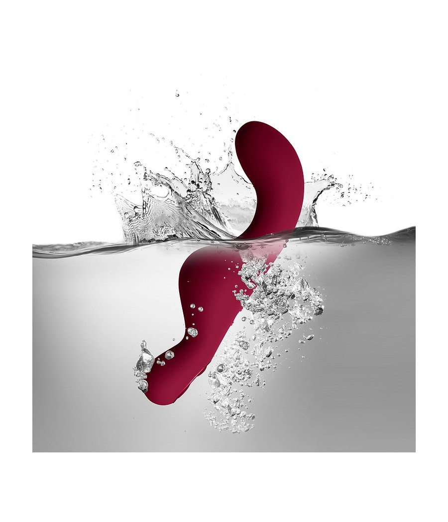 Rocks Off Ruby Glow Blush - Vibratore Punto G, 10 MOD, Ricaricabile