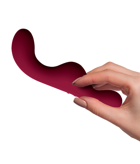 Rocks Off Ruby Glow Blush - Vibratore Punto G, 10 MOD, Ricaricabile