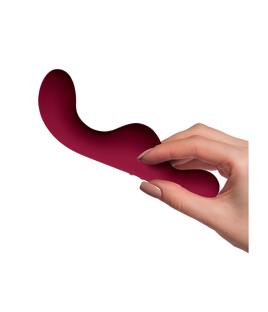 Rocks Off Ruby Glow Blush - Vibratore Punto G, 10 MOD, Ricaricabile