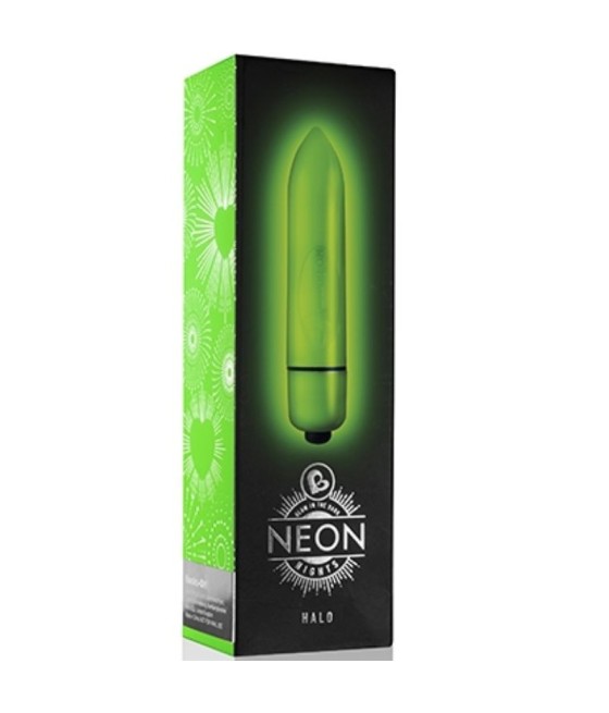 VIBRATORE - ROCKS OFF - NEON NIGHT HALO GREEN