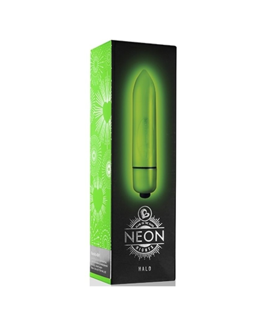 VIBRATORE - ROCKS OFF - NEON NIGHT HALO GREEN