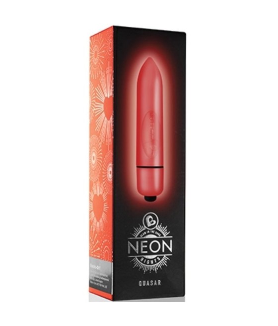 VIBRATORE - ROCKS OFF - NEON NIGHT QUASAR ROJO