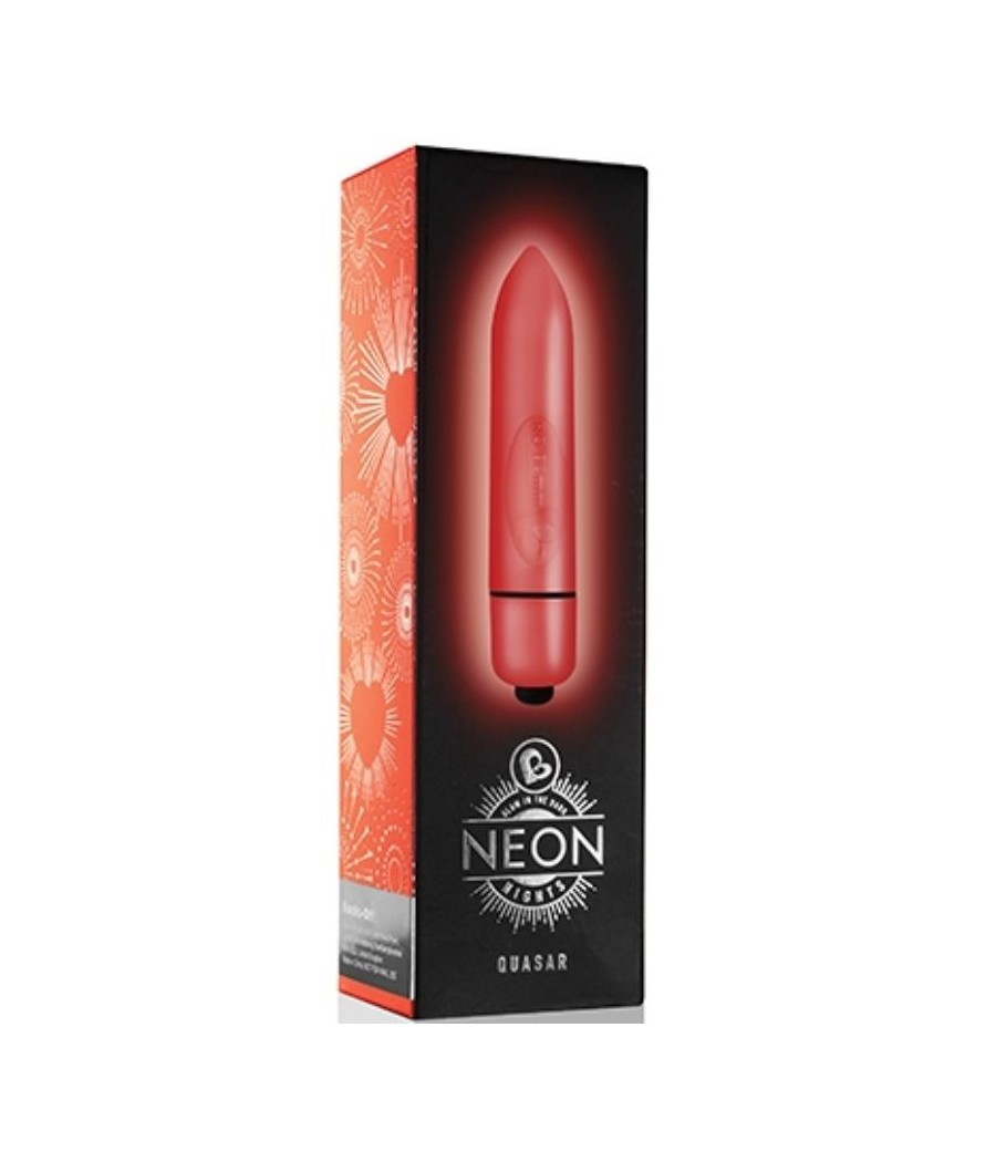 VIBRATORE - ROCKS OFF - NEON NIGHT QUASAR ROJO