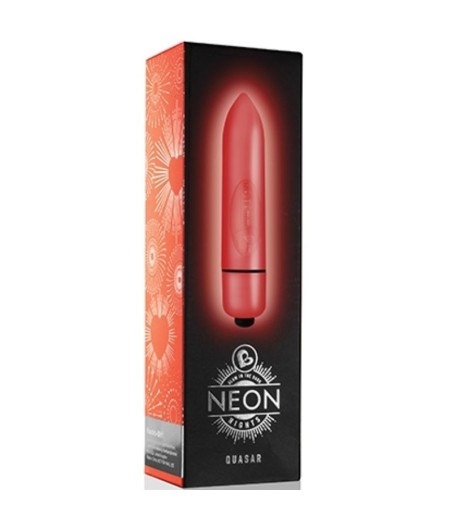 VIBRATORE - ROCKS OFF - NEON NIGHT QUASAR ROJO