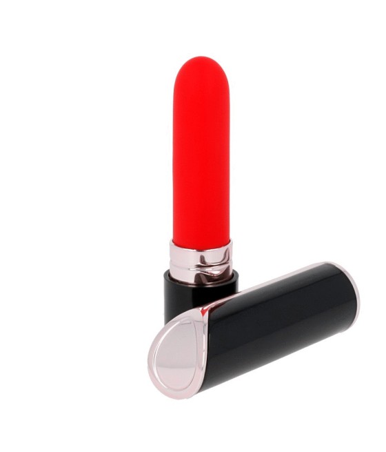 VIBRATORE A FORMA DI ROSSETTO "LIPS STYLE SHIA" BLACK&RED