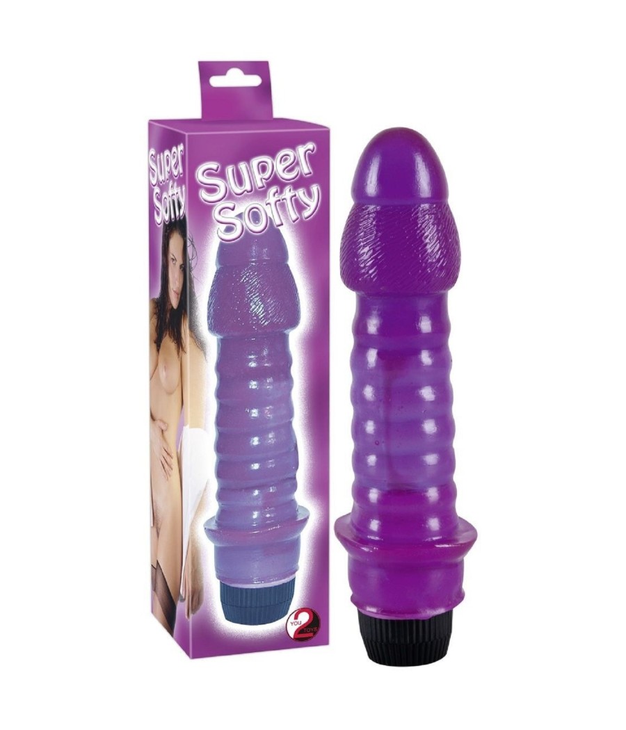 VIBRATORE - SUPER SOFTY - COLORE VIOLA
