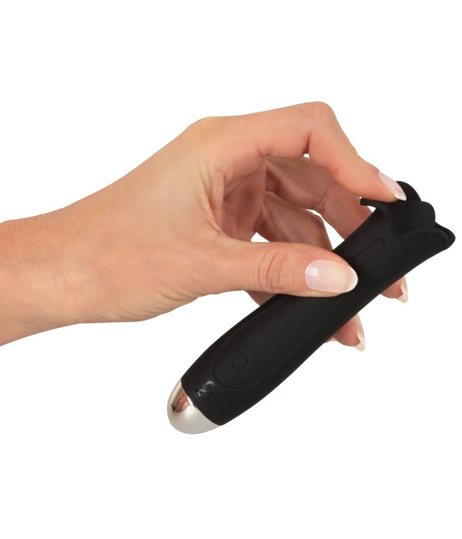 MINI VIBRATORE NEW GENERATION CON STORAGE BAG E LUBRIFICANTE - COLORE NERO