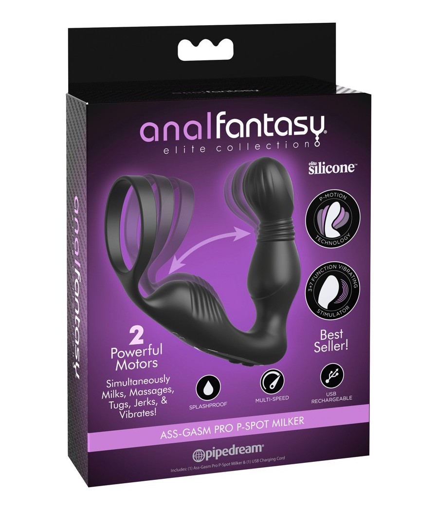 STIMOLATORE PROSTATA DESIGN - ASS GASM PRO P-SPOT - ANAL FANTASY