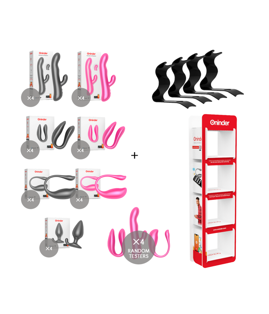 ONINDER SUPER PACK con espositore per locali