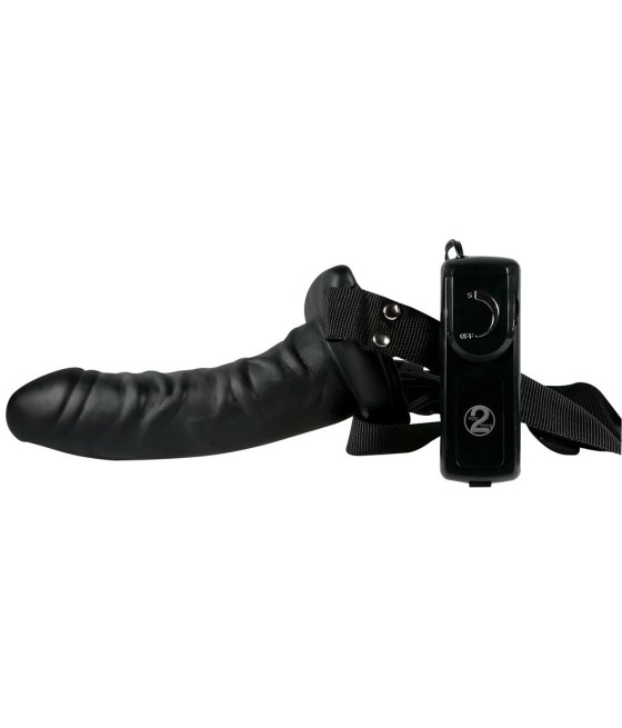 FALLO VIBRANTE STRAP-ON "EASY RIDER" NERO