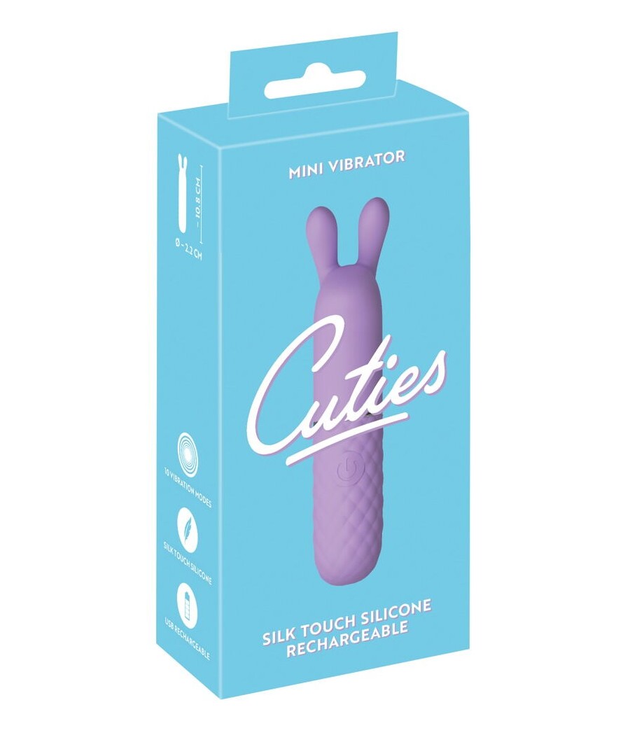 MINI VIBRATORE CUTIES - CONIGLIETTO LILLA