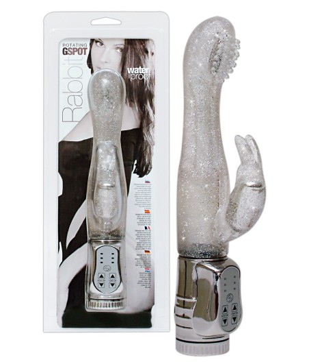 VIBRATORE CON STIMOLATORE PUNTO G E CLITORIDE G-SPOT RABBIT