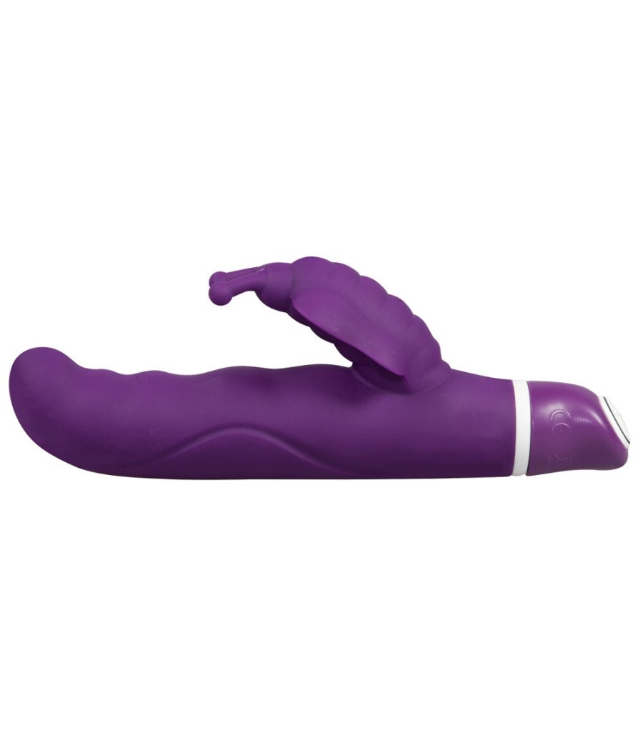 VIBRATORE CON STIMOLATORE CLITORIDEO E PUNTO G "G-BUTTERFLY"