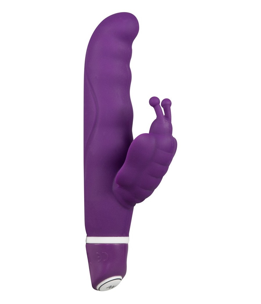 VIBRATORE CON STIMOLATORE CLITORIDEO E PUNTO G "G-BUTTERFLY"