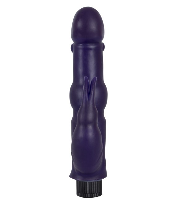VIBRATORE JELLY CON STIMOLATORE CLITORIDEO BIGGI "LUSTBUNNY"