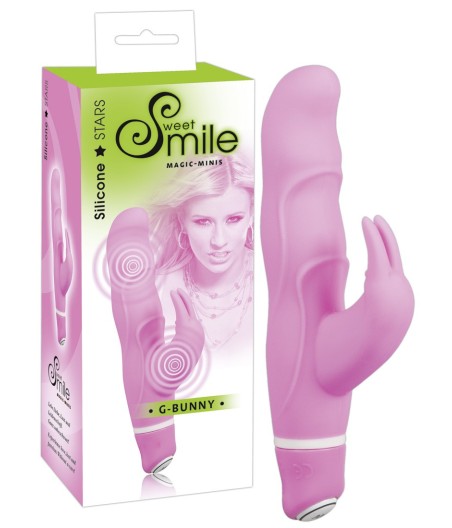 VIBRATORE CON STIMOLATORE CLITORIDE G-BUNNY