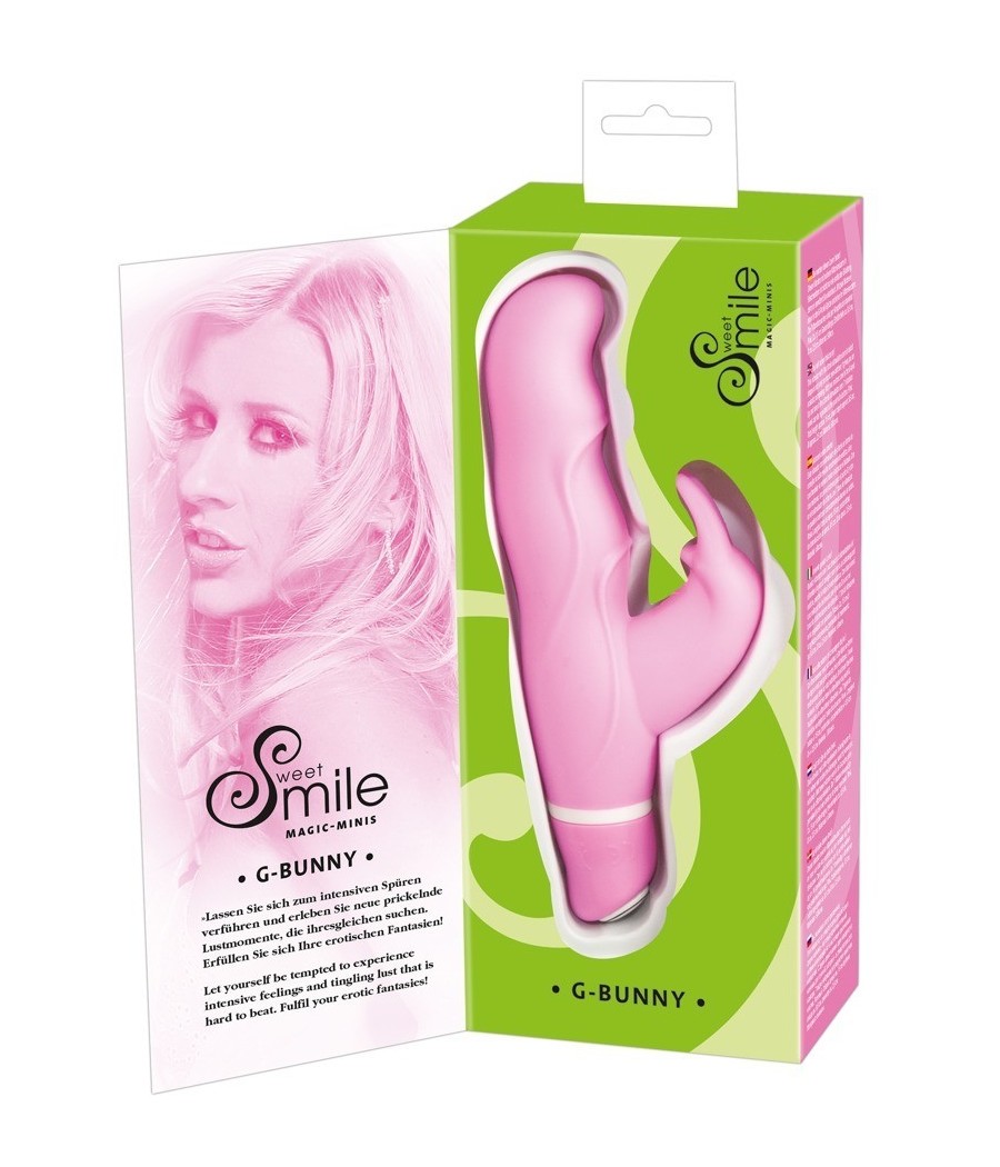 VIBRATORE CON STIMOLATORE CLITORIDE "G-BUNNY"