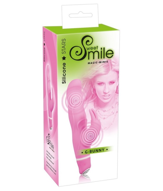 VIBRATORE CON STIMOLATORE CLITORIDE "G-BUNNY"