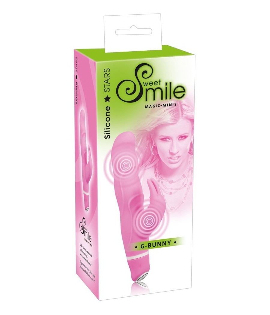 VIBRATORE CON STIMOLATORE CLITORIDE "G-BUNNY"