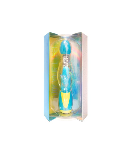 VIBRATORE RABBIT CON PULSAZIONI \"ULTRAZONE MIRACLE GIRL\" - 23.5 CM