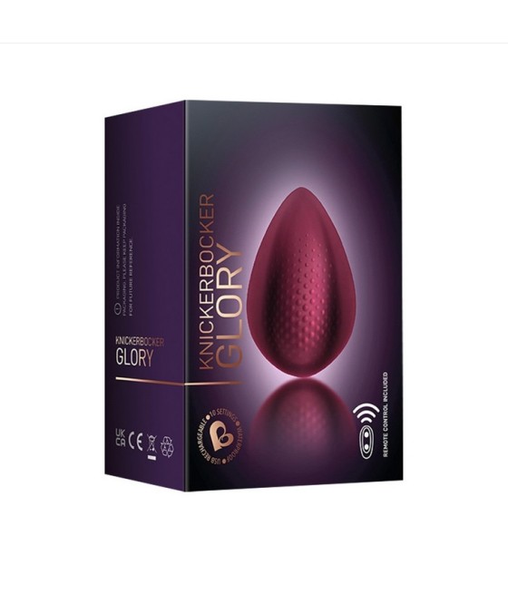 Rocks Off Knickerbocker Glory - Vibratore da Appoggio, 10 MOD, Telecomando, Impermeabile, Ricaricabile