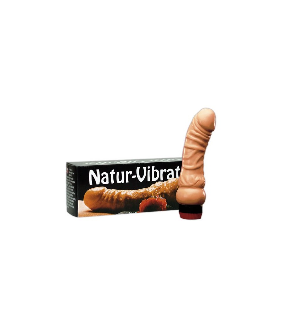 VIBRATORE REALISTICO "NATUR VIBRATOR" CARNE - 17 CM