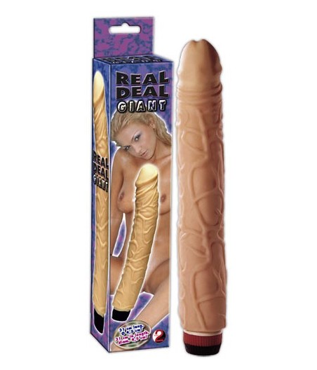 VIBRATORE REALISTICO REAL DEAL GIANT - 31 CM