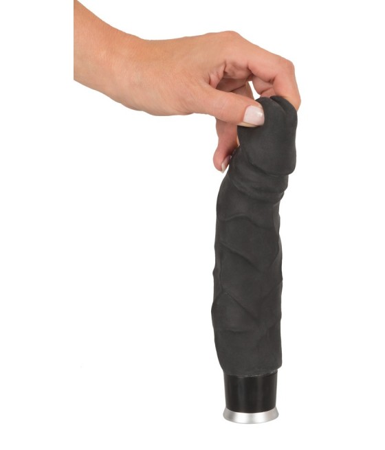 VIBRATORE REALISTICO NATURE SKIN "BIG VIBE BLACK"