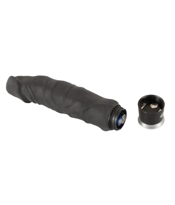 VIBRATORE REALISTICO NATURE SKIN BIG VIBE BLACK