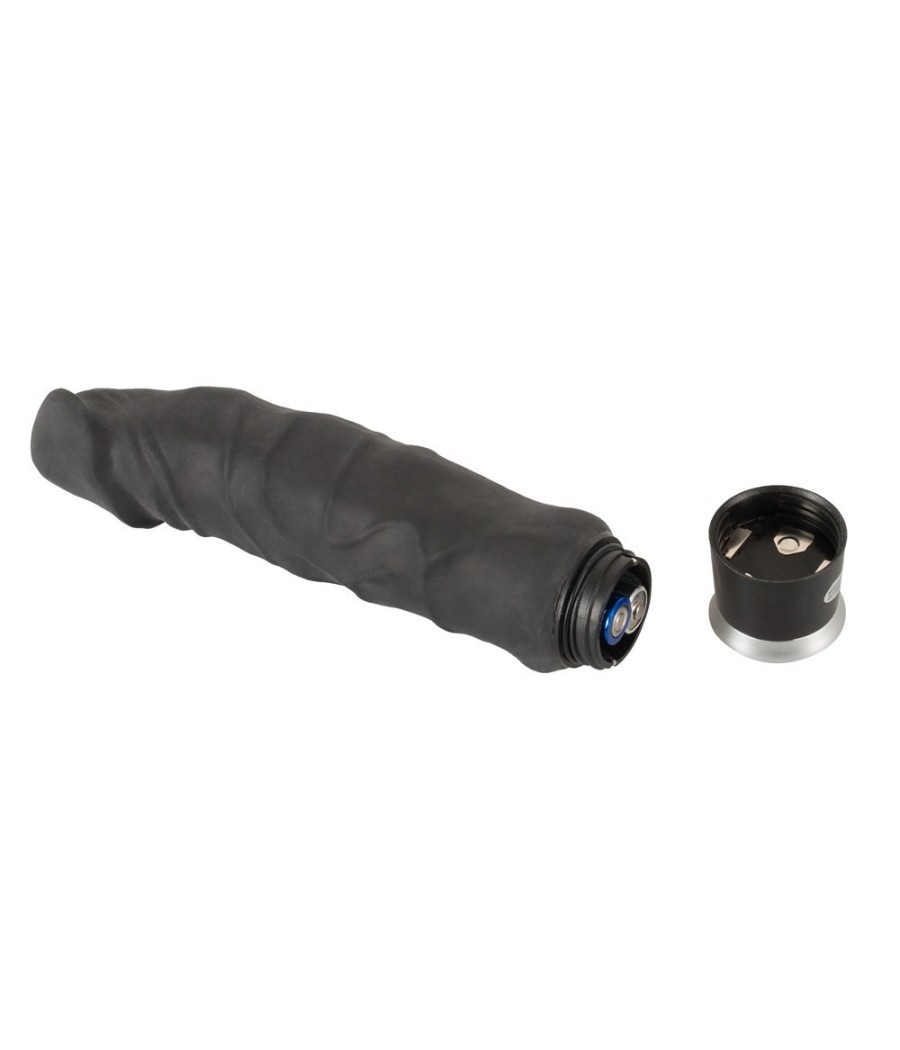 VIBRATORE REALISTICO NATURE SKIN BIG VIBE BLACK