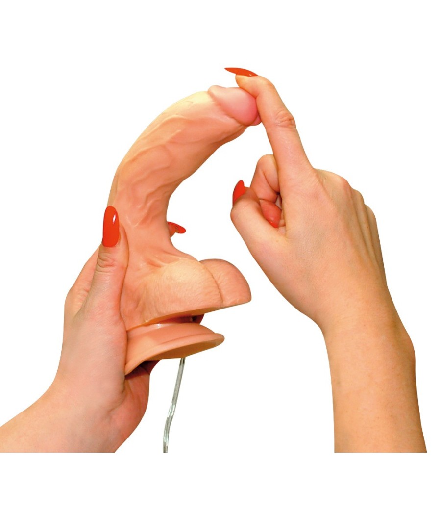 VIBRATORE REALISTICO CON VENTOSA "HEY CHICA"
