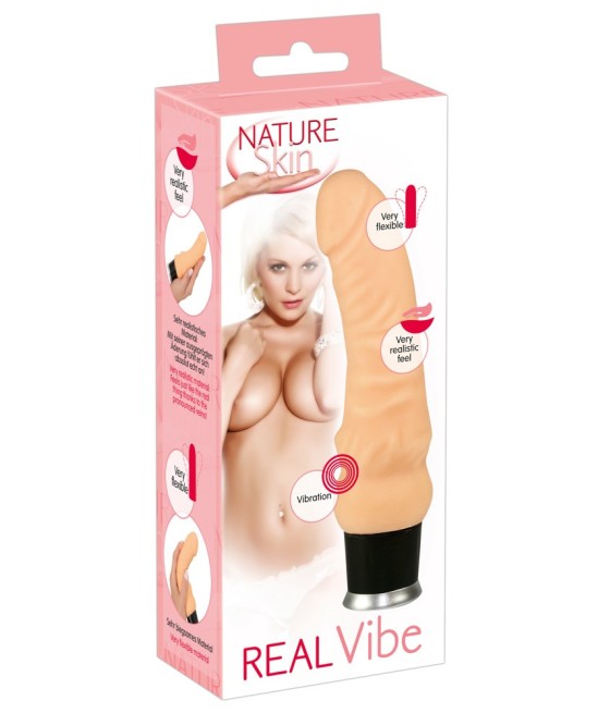 VIBRATORE REALISTICO NATURE SKIN REAL VIBE