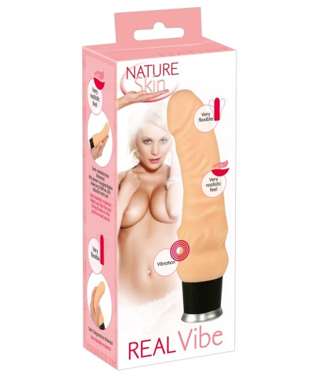 VIBRATORE REALISTICO NATURE SKIN REAL VIBE