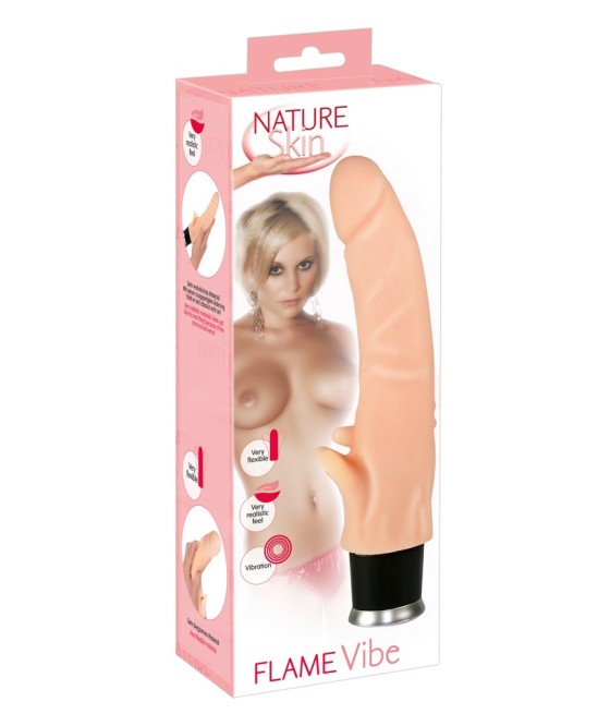 VIBRATORE REALISTICO CON STIMOLAZIONE "FLAME VIBE"
