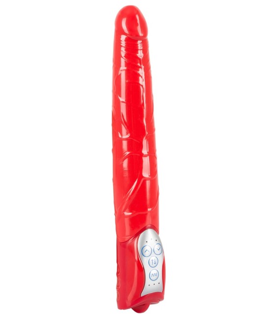 VIBRATORE REALISTICO CON SPINTA "PUSH IT" ROSSO