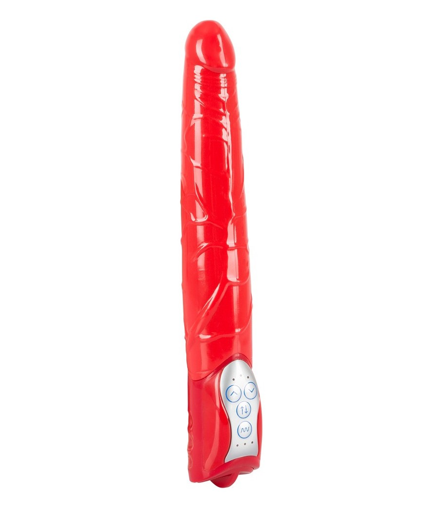 VIBRATORE REALISTICO CON SPINTA "PUSH IT" ROSSO