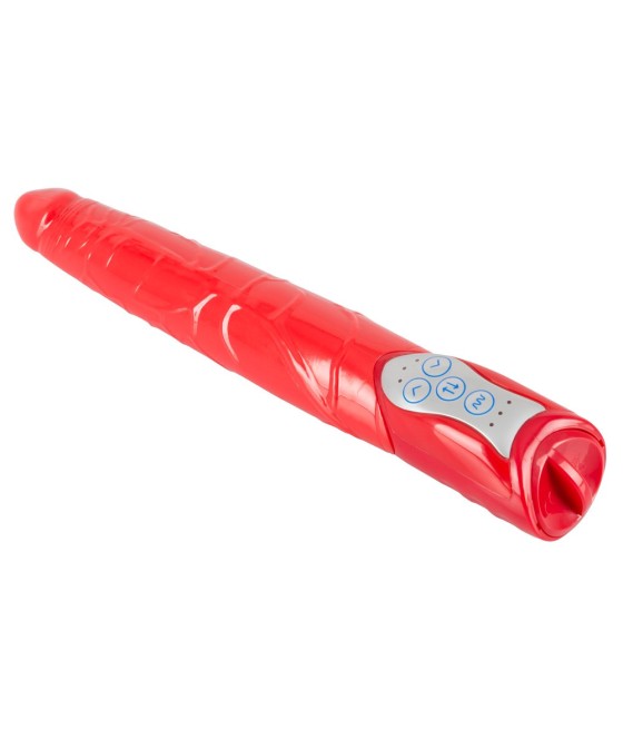 VIBRATORE REALISTICO CON SPINTA "PUSH IT" ROSSO