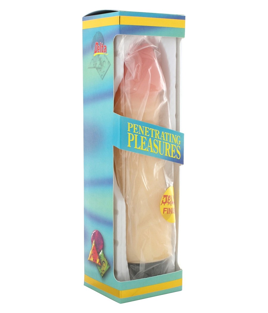 VIBRATORE REALISTICO "RUBBER PINK" - 20 CM