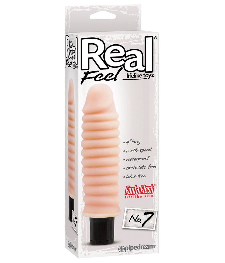 VIBRATORE REALISTICO \"REAL FEEL LIFELIKE 7\" CARNE - 23 CM