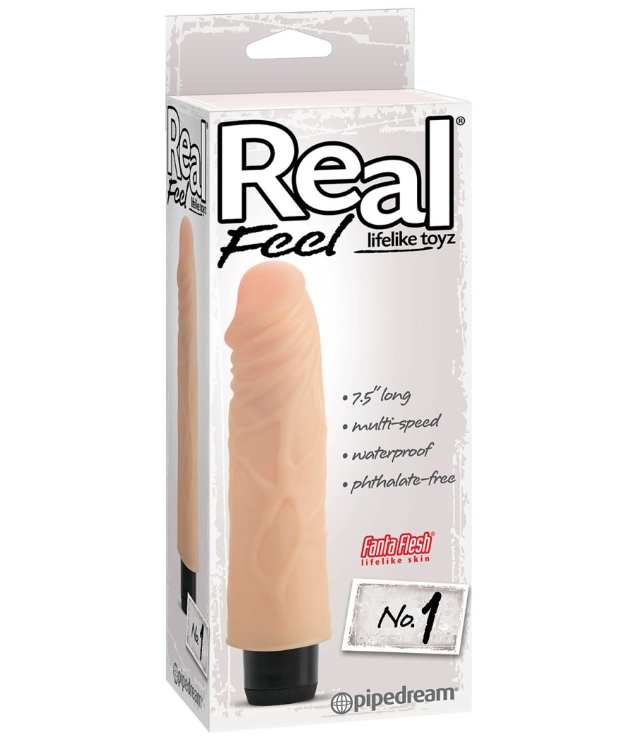 VIBRATORE REALISTICO "REAL FEEL LIFELIKE 1" CARNE - 20 CM