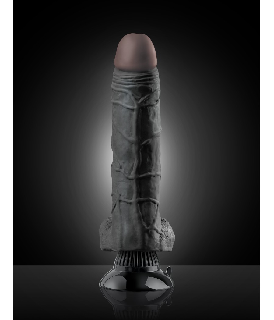 VIBRATORE REALISTICO "REAL FEEL DELUXE 7" NERO - 27.5 CM
