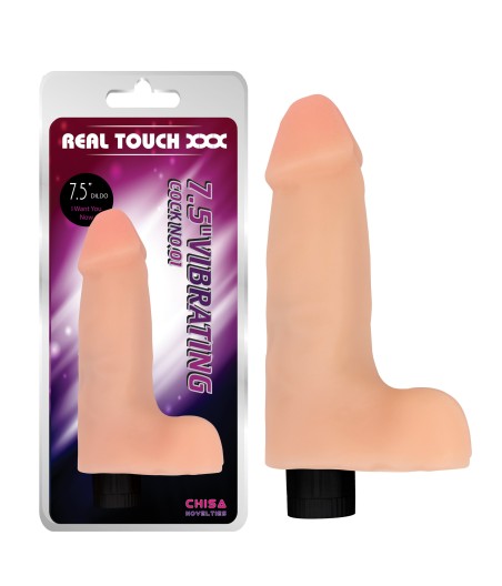 VIBRATORE REALISTICO REAL TOUCH XXX CARNE - 19 CM