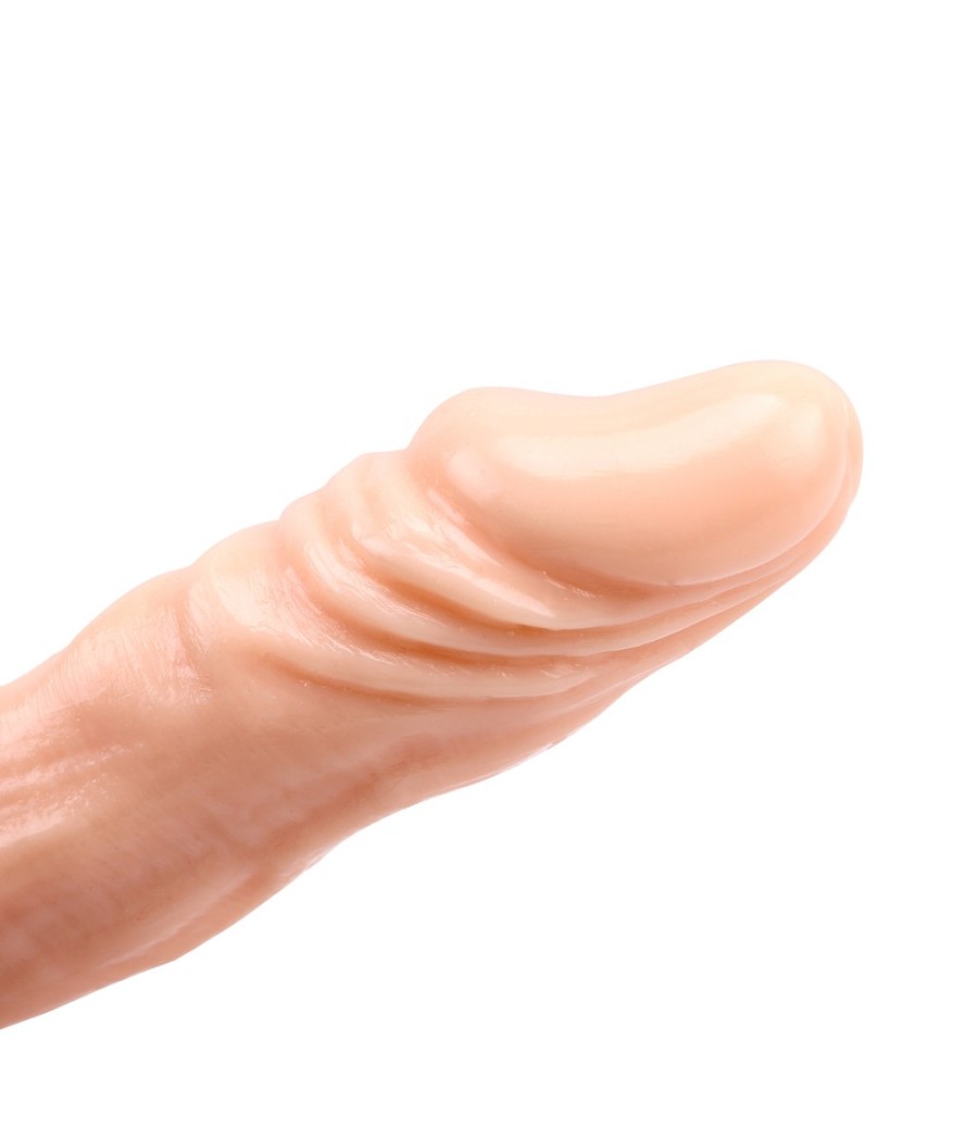 VIBRATORE REALISTICO  CON VENTOSA \"JAMES DEAN\" CARNE - 20 CM